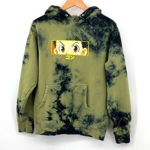 Hunter Pullover Sweatshirt Size S Gon Eyes Anime Manga Tie Dye Hoodie